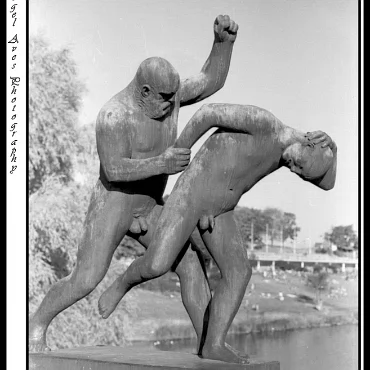 Vigeland Park, Oslo All of these photographs were taken with my Canon F1 and scanned from the slides. Quality is therefore somewhat lacking!